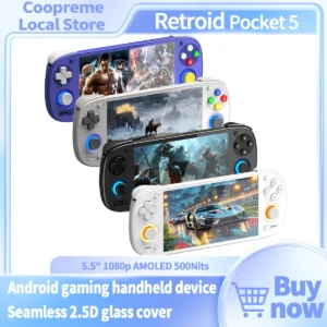 Retroid Pocket 5 Handheld Game Console 5.5''