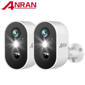 ANRAN 2/3/4PCS Battery Camera 2K 2.4G WiFi Camera